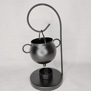 Cauldron Hanging Simmer Pot Oil Burner Wax Warmer Tea Light Potpourri 9" X 5"